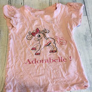 Belle & Bow Equestrian Short Sleeve and Pant Set